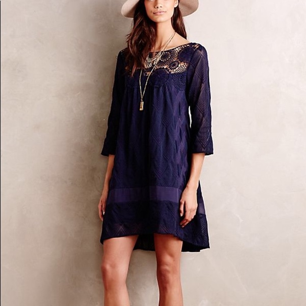 Anthropologie Holding Horses Laced Augusta Dress